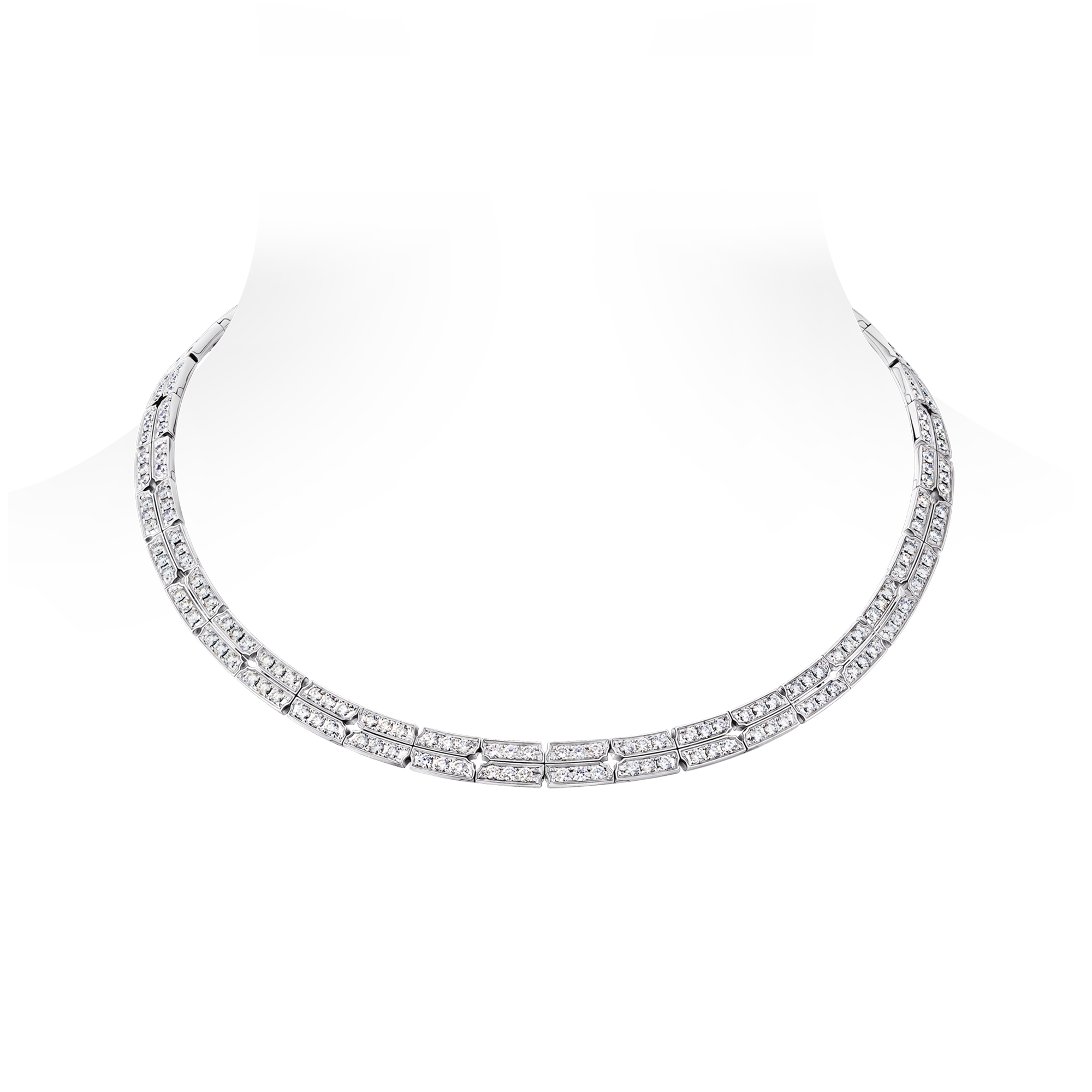 Tumbler Halskette, Weißgold und Diamanten  Schmuck Kategorien Halsketten und Anhänger | LOUIS VUITTON (Zoom)