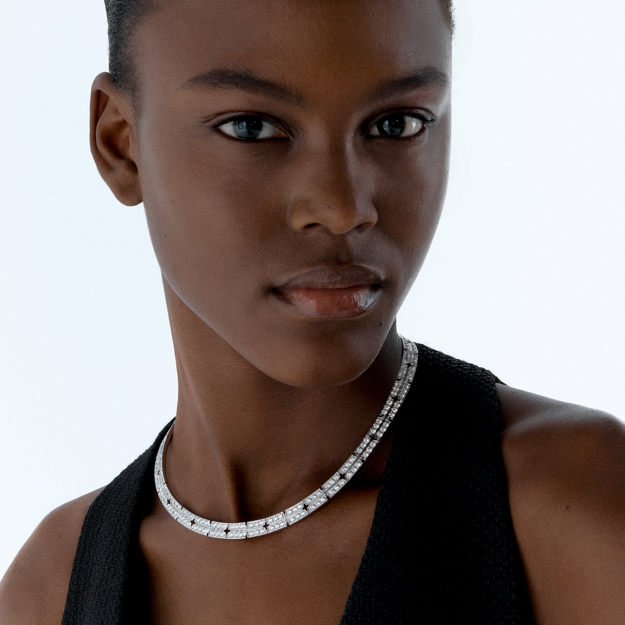 Tumbler Halskette, Weißgold und Diamanten  Schmuck Kategorien Halsketten und Anhänger | LOUIS VUITTON (Zoom)