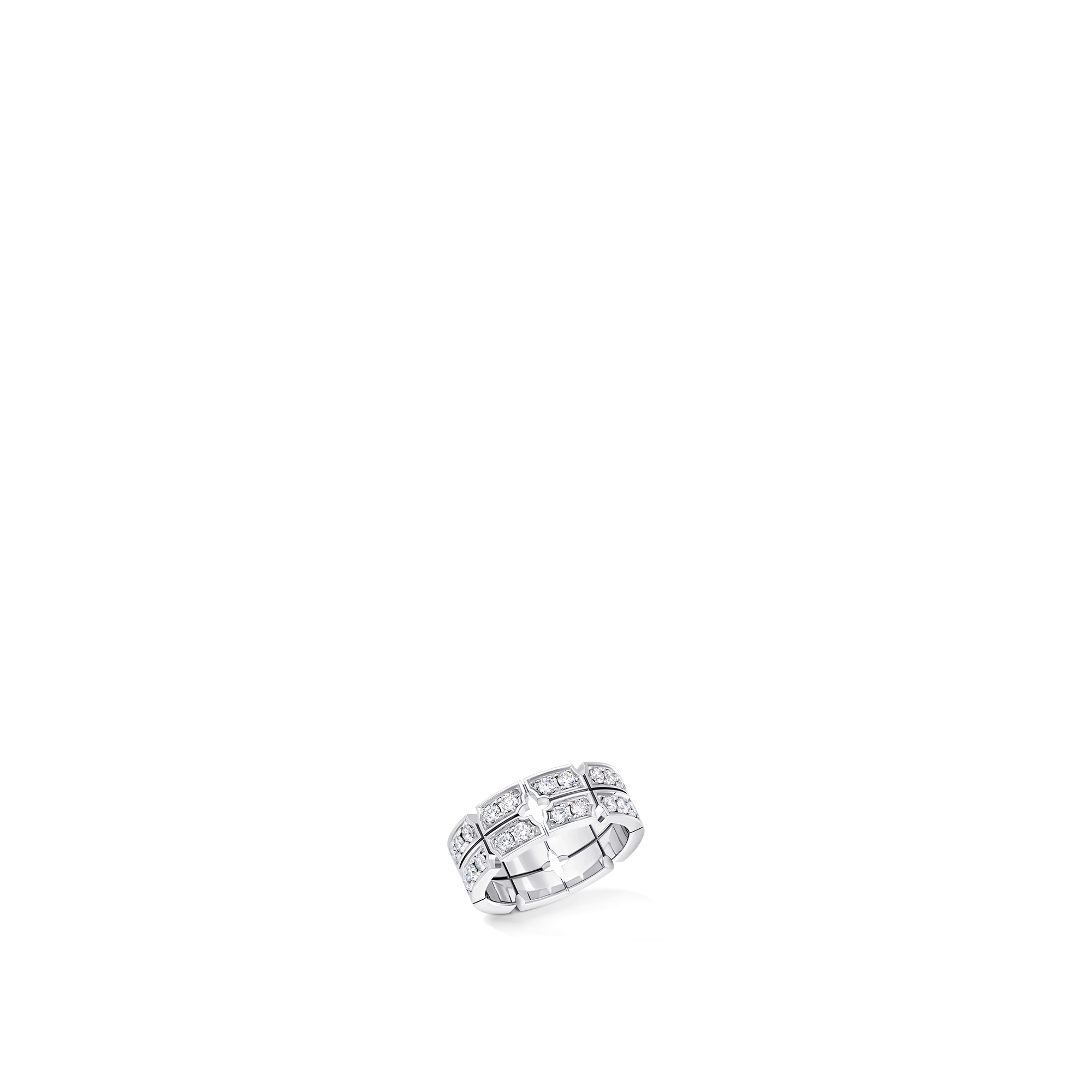 Tumbler Ring, Weißgold und Diamanten  Schmuck Kategorien Ringe | LOUIS VUITTON (Zoom)