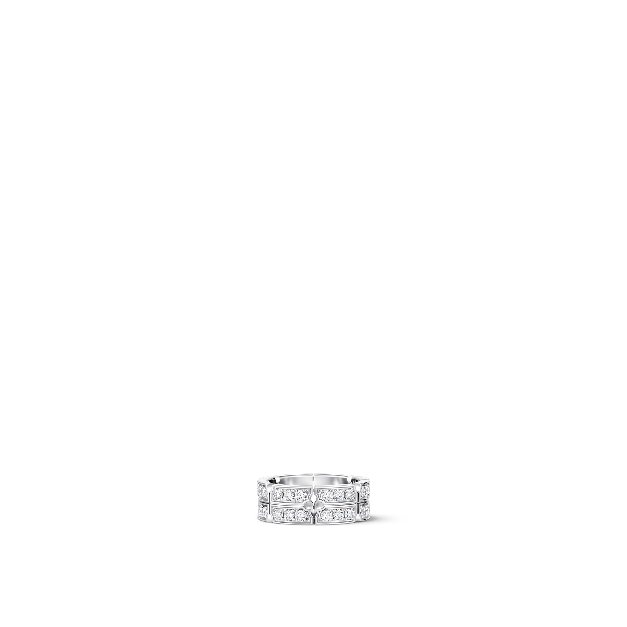 Tumbler Ring, Weißgold und Diamanten  Schmuck Kategorien Ringe | LOUIS VUITTON (Zoom)