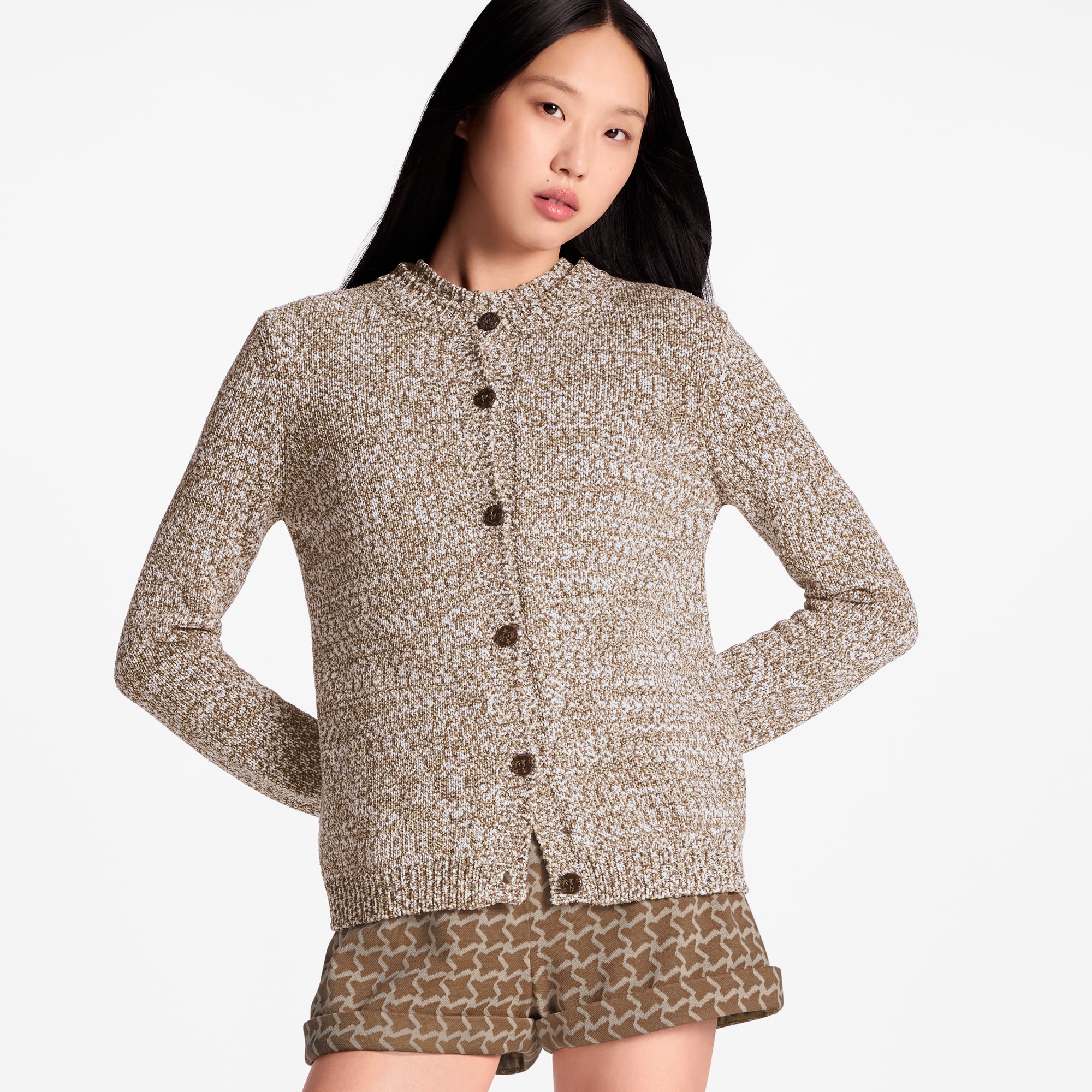 Tweed-Cardigan aus Strick  Damen Ready to Wear Strick | LOUIS VUITTON (Zoom)