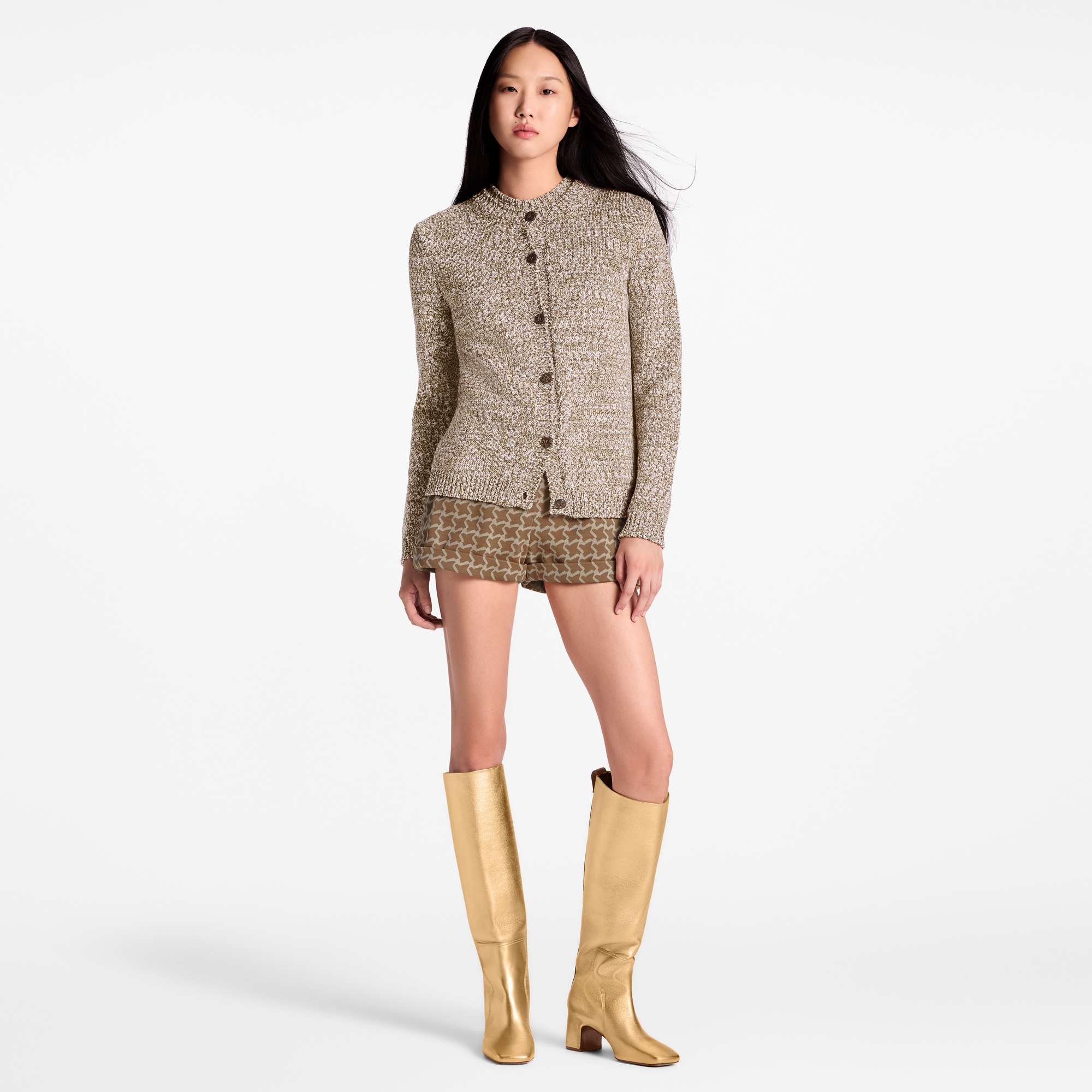 Tweed-Cardigan aus Strick  Damen Ready to Wear Strick | LOUIS VUITTON (Zoom)