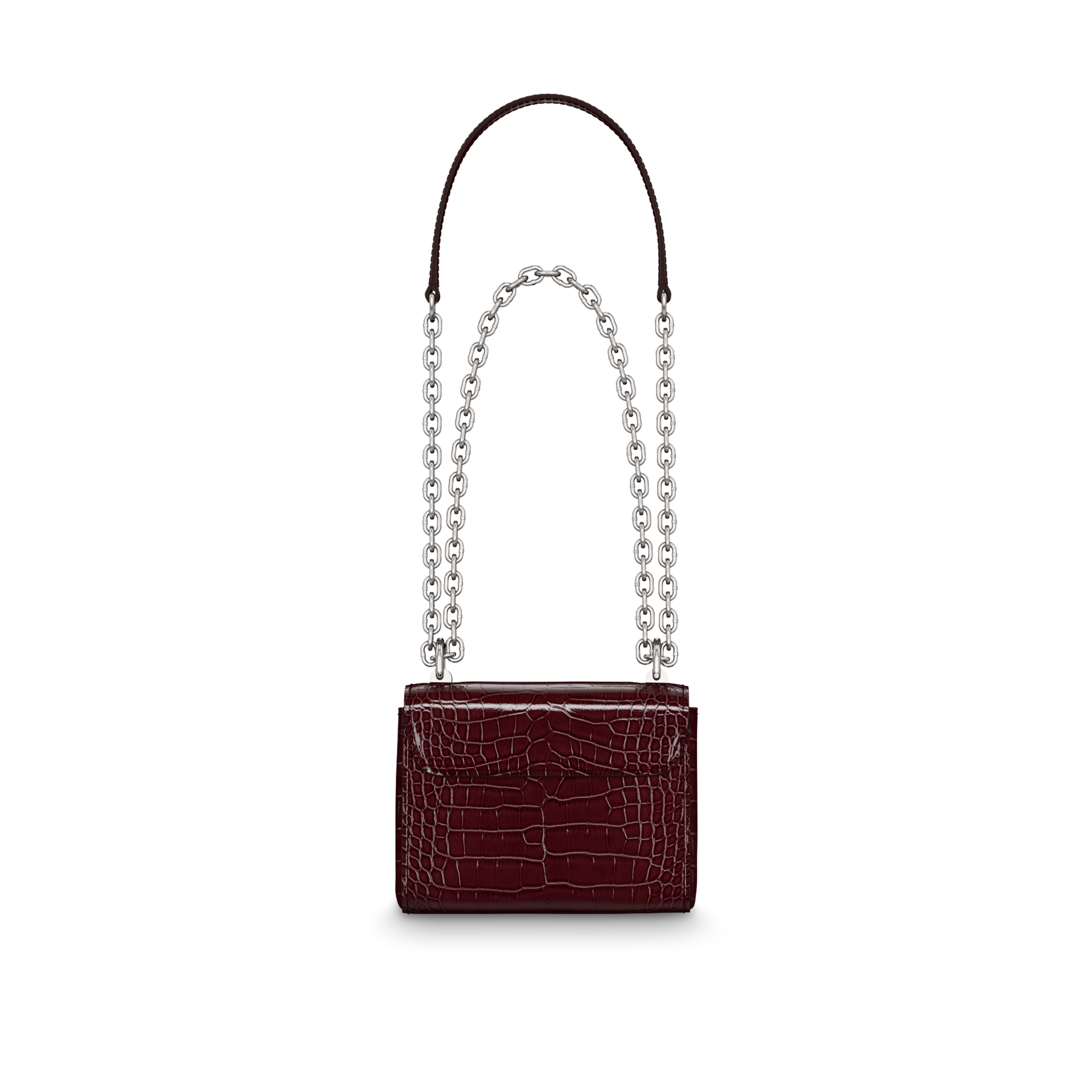 Twist Mini Chain Crocodilien Brillant Les Extraordinaires Personalisierung Hidden personalization products | LOUIS VUITTON (Zoom)