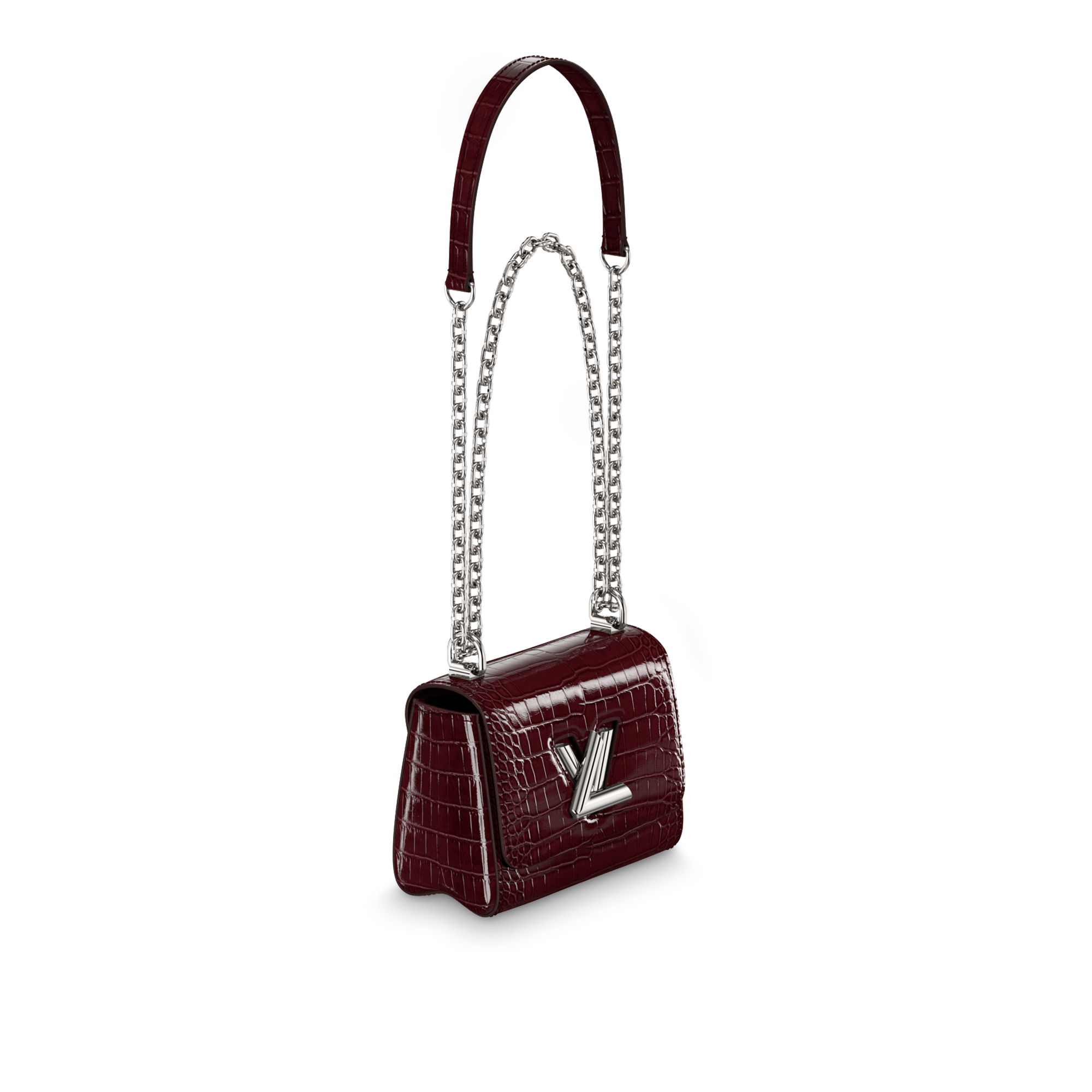 Twist Mini Chain Crocodilien Brillant Les Extraordinaires Personalisierung Hidden personalization products | LOUIS VUITTON (Zoom)