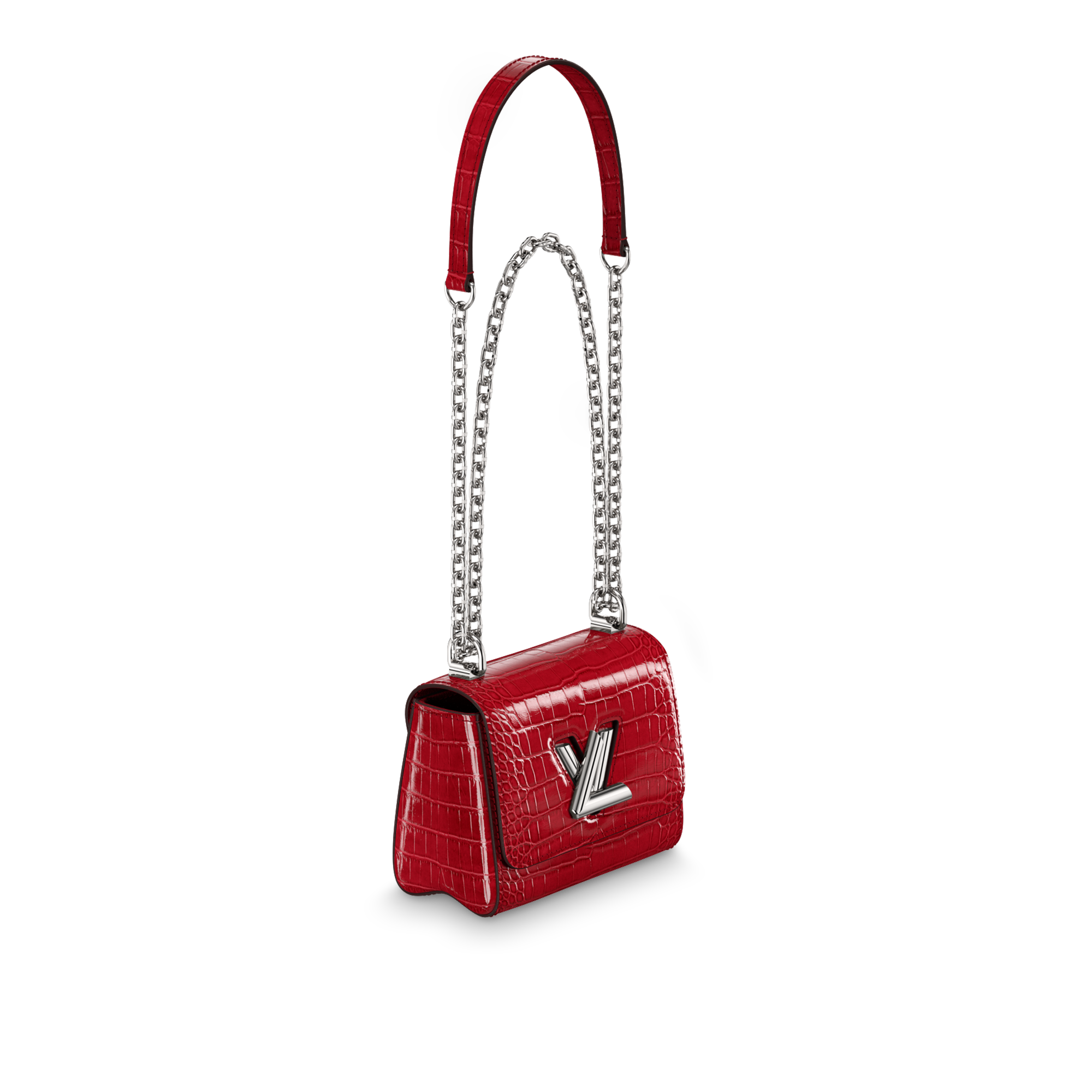 Twist Mini Chain Crocodilien Brillant Les Extraordinaires Personalisierung Hidden personalization products | LOUIS VUITTON (Zoom)