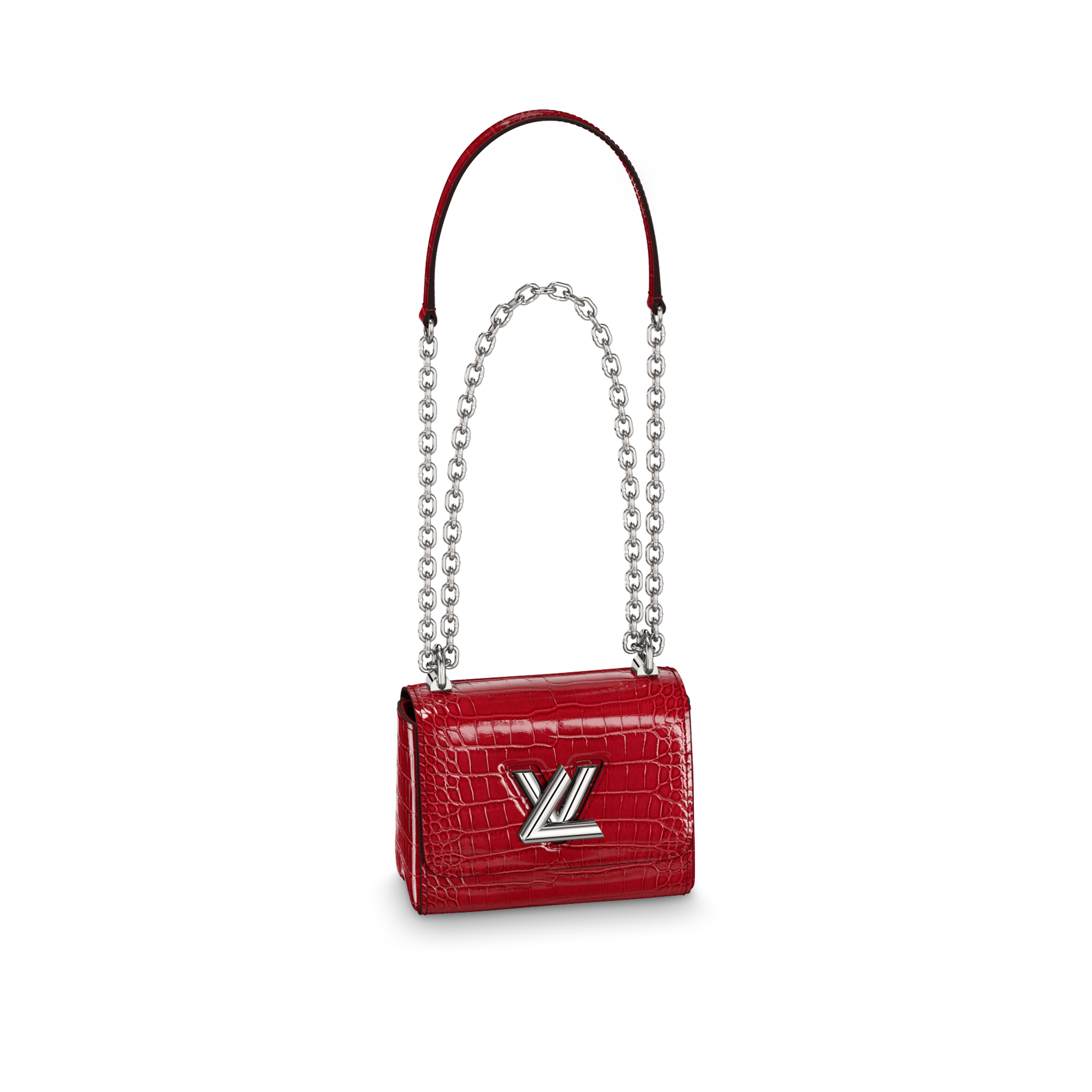 Twist Mini Chain Crocodilien Brillant Les Extraordinaires Personalisierung Hidden personalization products | LOUIS VUITTON (Zoom)