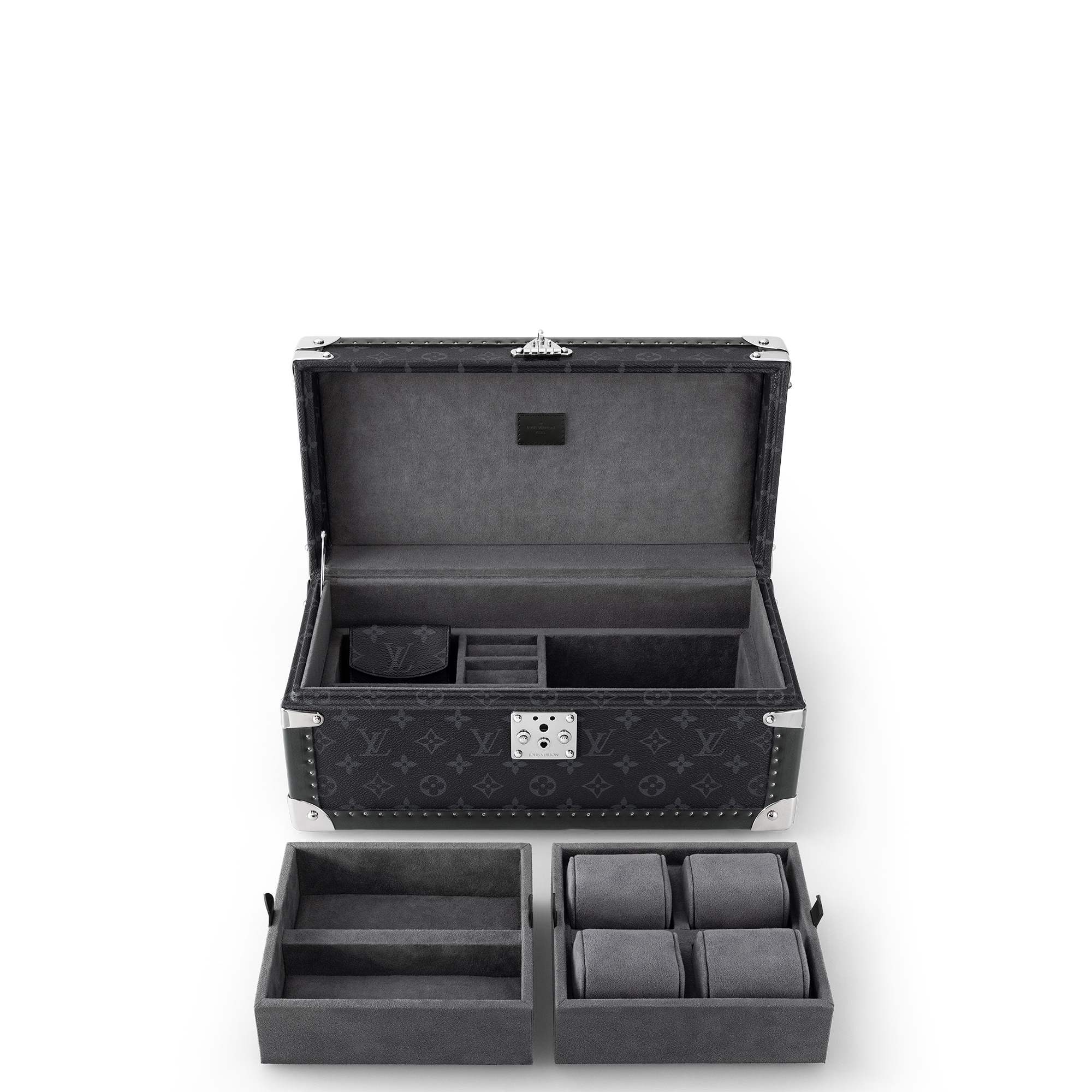 Uhrenkoffer Coffret Accessoires Monogram Eclipse Canvas Trunks, Reisen und Wohnen Trunks und Koffer Kleine Trunks | LOUIS VUITTON (Zoom)