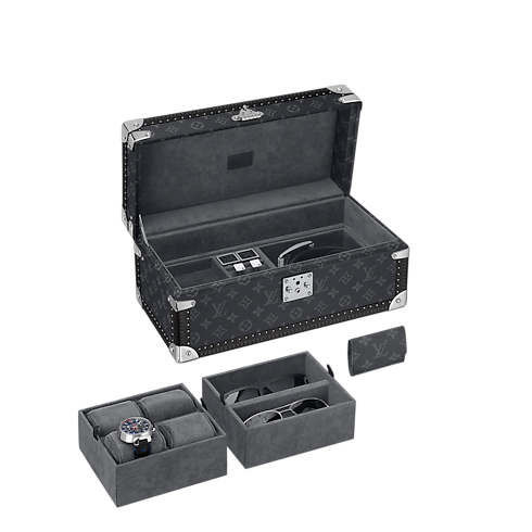 Uhrenkoffer Coffret Accessoires Monogram Eclipse Canvas Trunks, Reisen und Wohnen Trunks und Koffer Kleine Trunks | LOUIS VUITTON (Zoom)