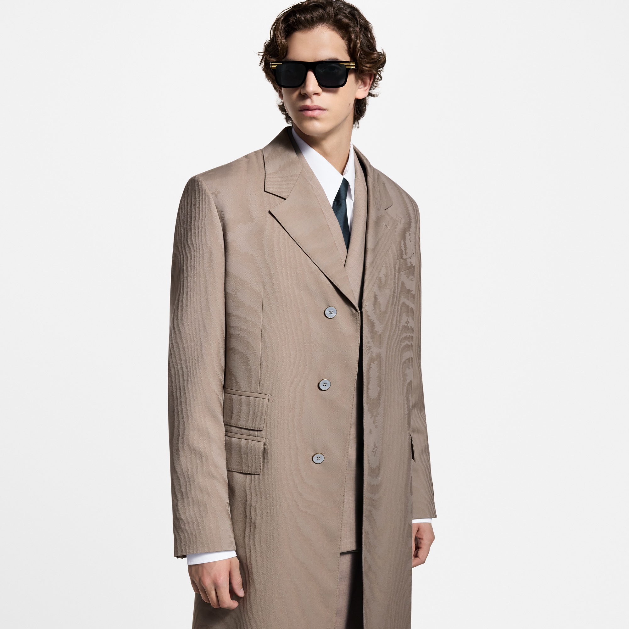Ungefütterter Mantel aus Jacquard  Herren Ready to Wear Jacken und Mäntel | LOUIS VUITTON (Zoom)