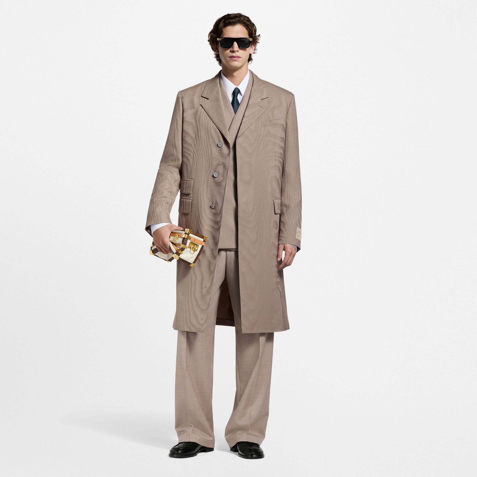 Ungefütterter Mantel aus Jacquard  Herren Ready to Wear Jacken und Mäntel | LOUIS VUITTON (Zoom)