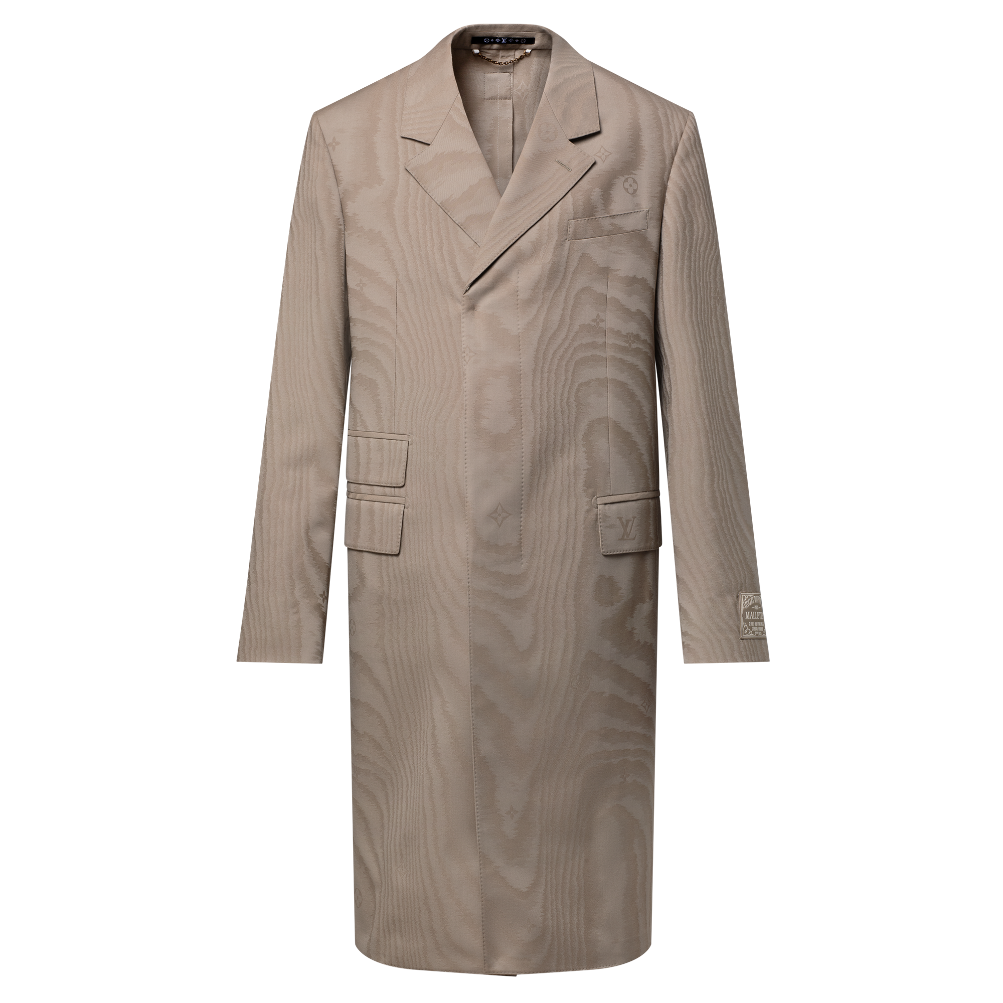 Ungefütterter Mantel aus Jacquard  Herren Ready to Wear Jacken und Mäntel | LOUIS VUITTON (Zoom)