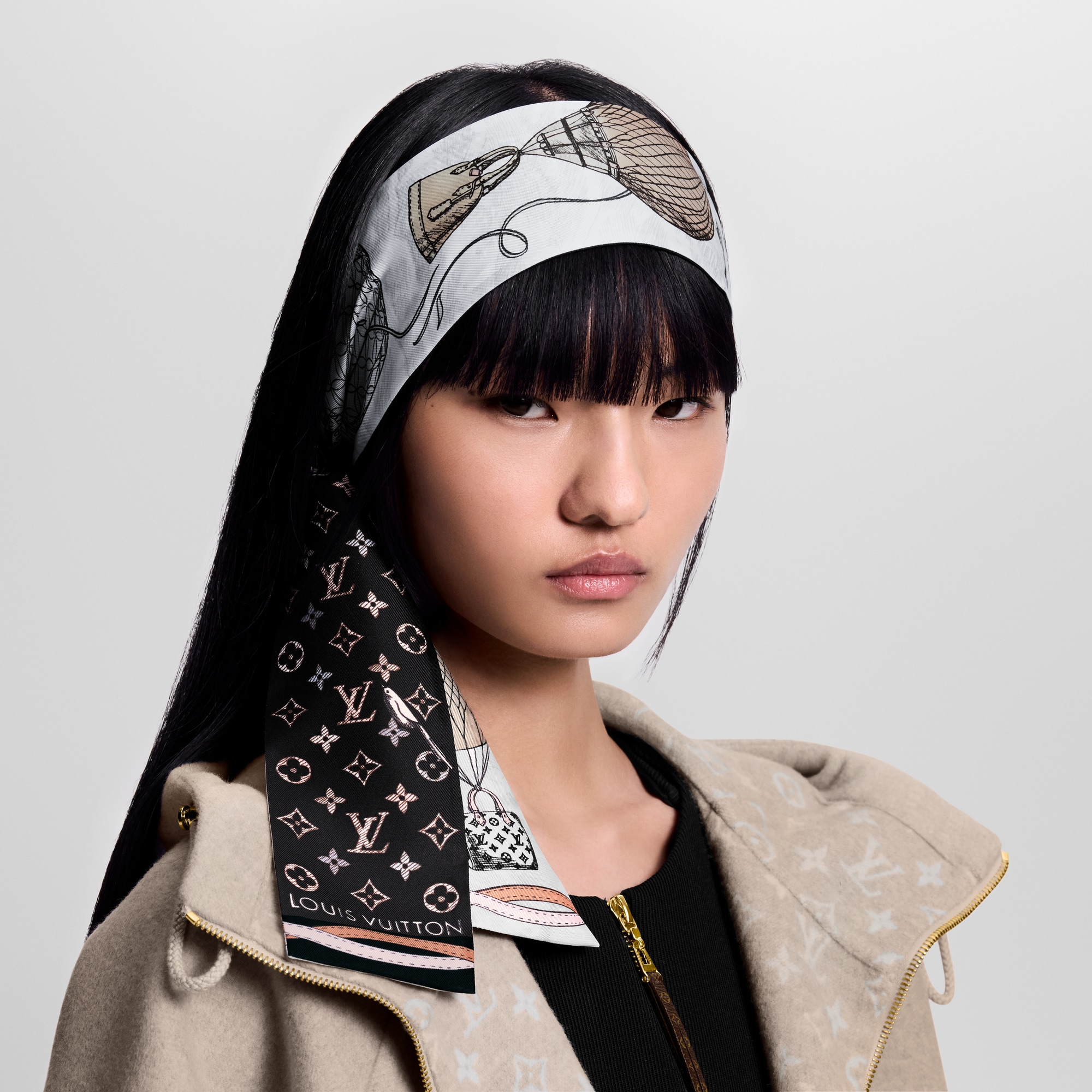 Up and Away Bandeau S00 Damen Accessoires Seidentücher und Bandeaus | LOUIS VUITTON (Zoom)