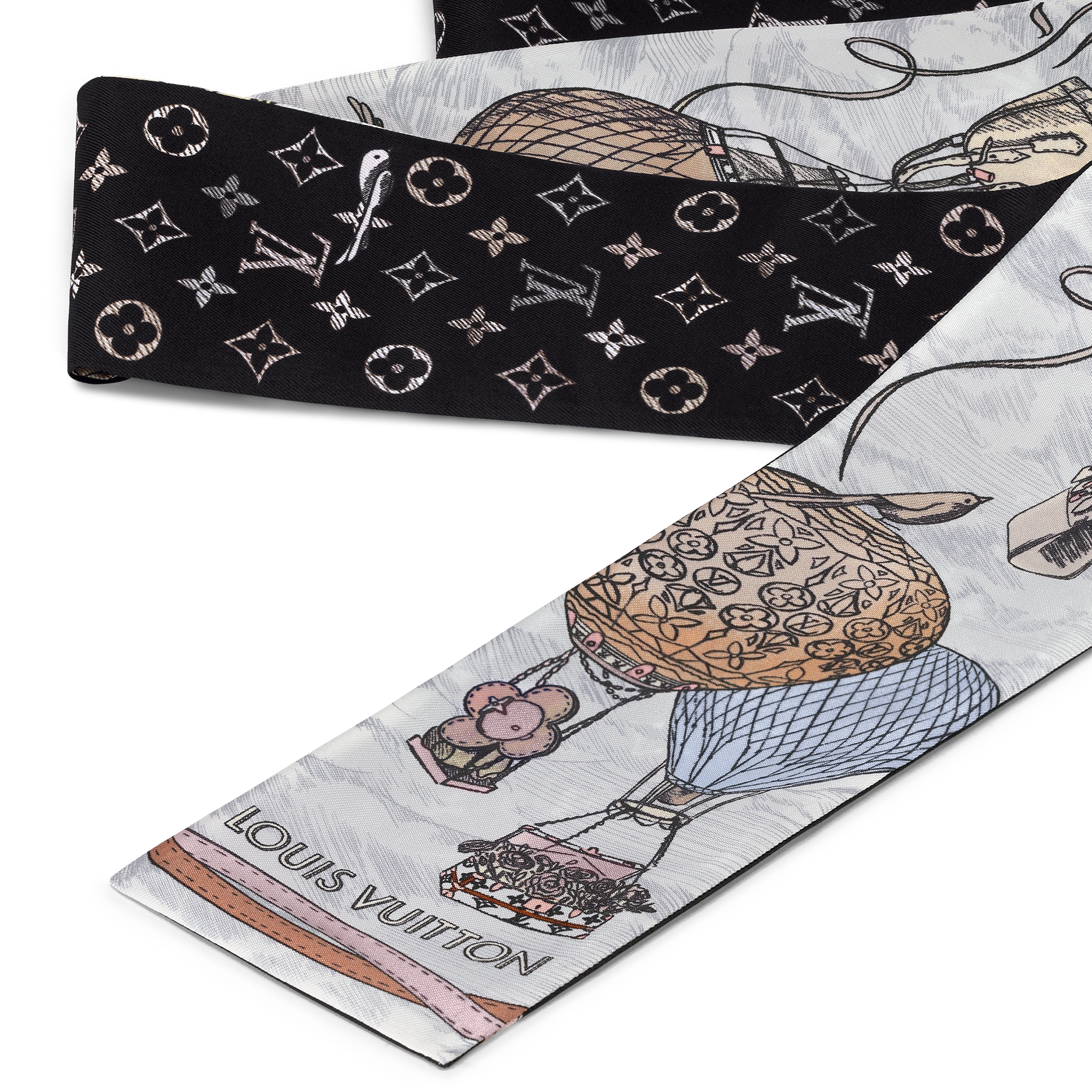 Up and Away Bandeau S00 Damen Accessoires Seidentücher und Bandeaus | LOUIS VUITTON (Zoom)