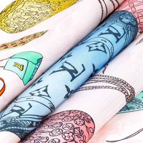 Up And Away Carré 90 S00 Damen Accessoires Seidentücher und Bandeaus | LOUIS VUITTON (Zoom)