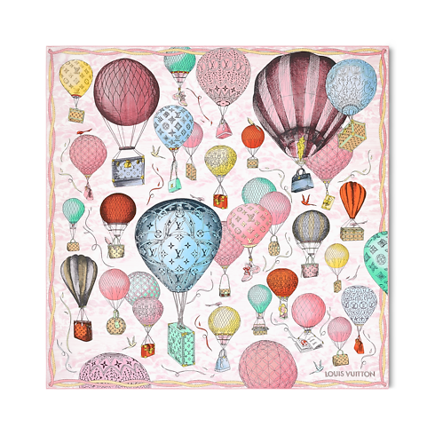 Up And Away Carré 90 S00 Damen Accessoires Seidentücher und Bandeaus | LOUIS VUITTON (Zoom)