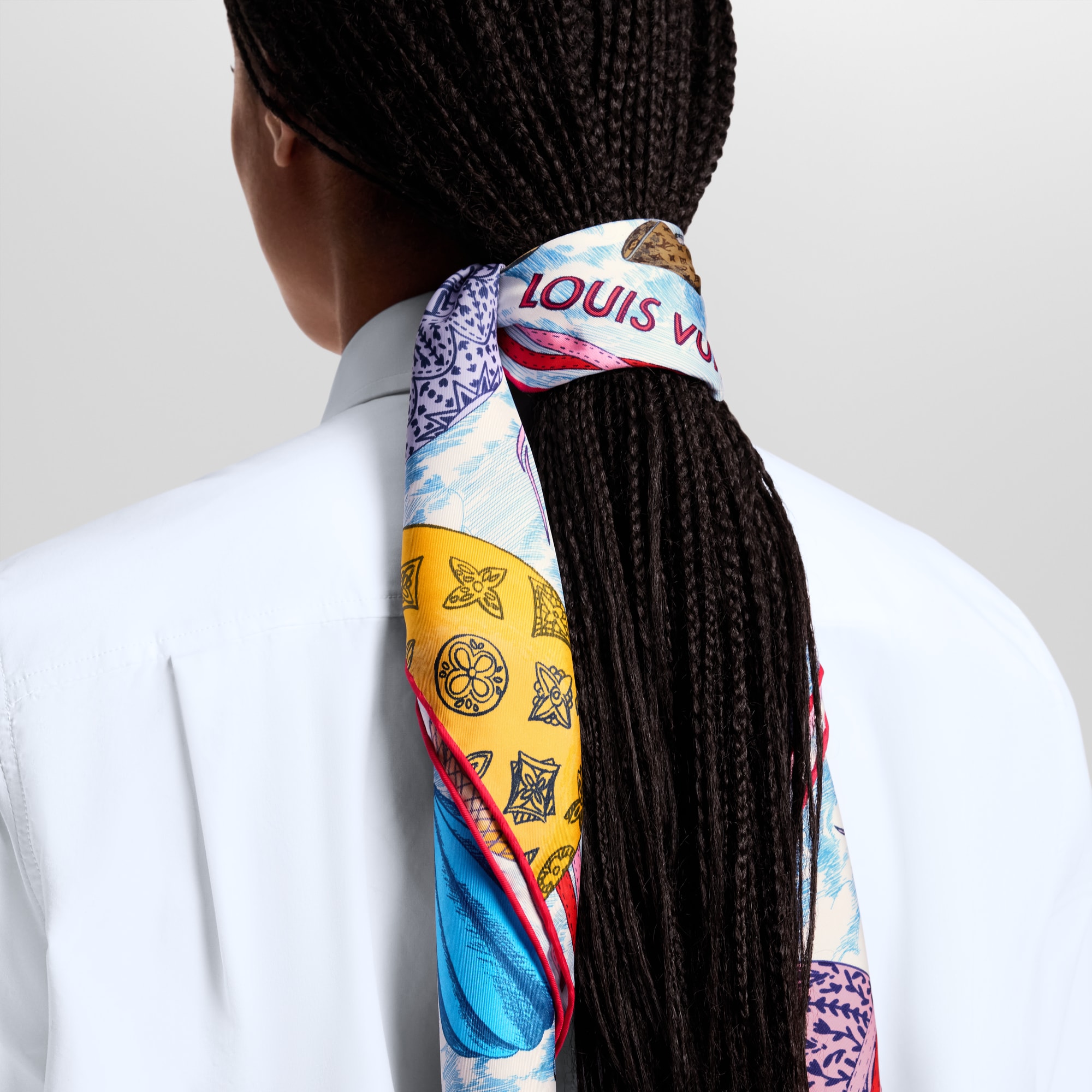 Up And Away Carré 90 S00 Damen Accessoires Seidentücher und Bandeaus | LOUIS VUITTON (Zoom)