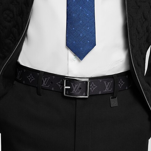 Uptown Wendegürtel 35 mm Monogram Eclipse Canvas Herren Accessoires Neuheiten | LOUIS VUITTON (Zoom)