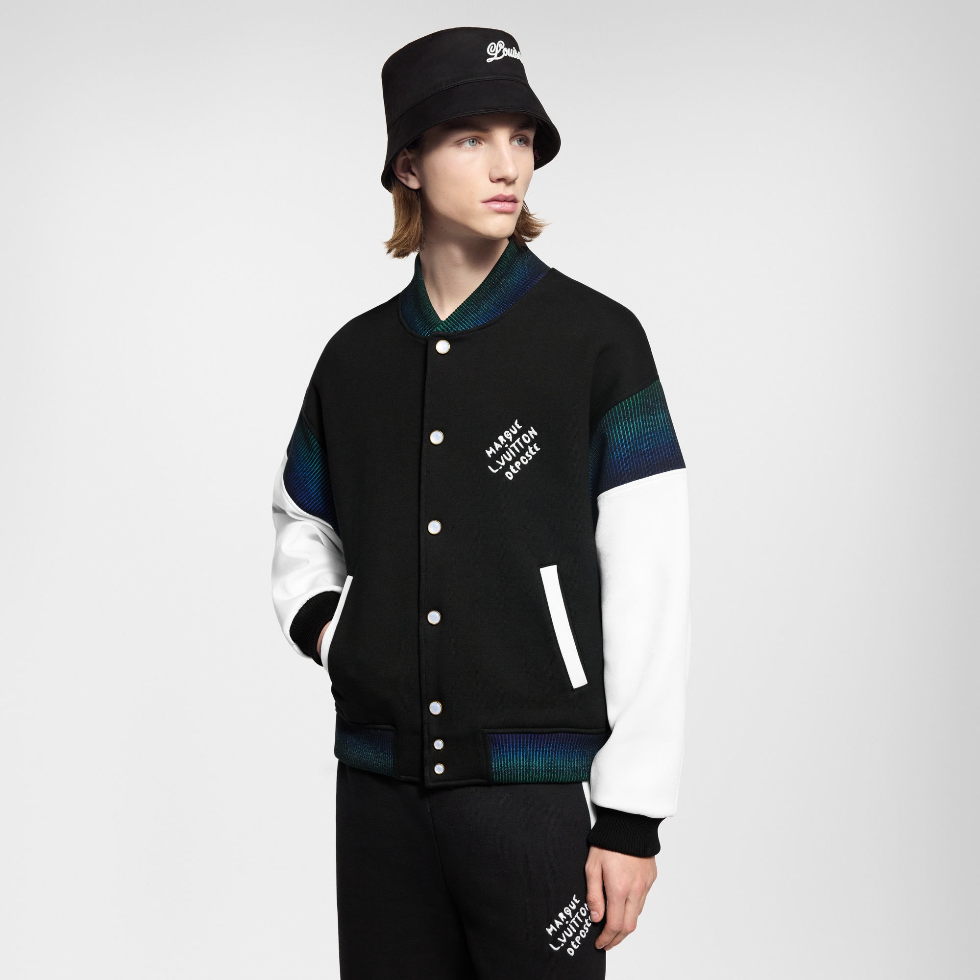 Varsity Blouson aus Baumwolljersey  Herren Ready to Wear Vollständige Ready to Wear | LOUIS VUITTON (Zoom)