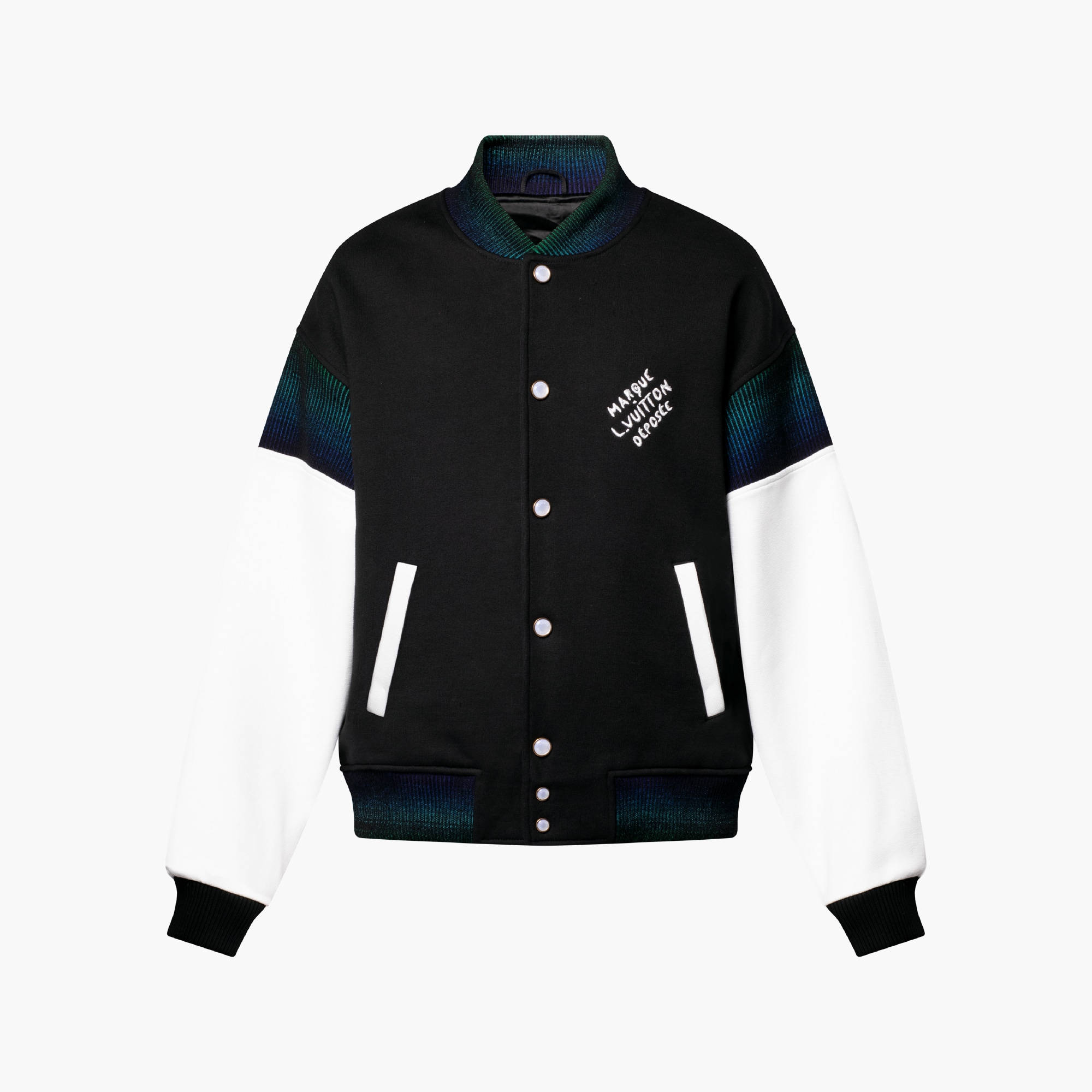 Varsity Blouson aus Baumwolljersey Ready to Wear 1AGTR3 LOUIS