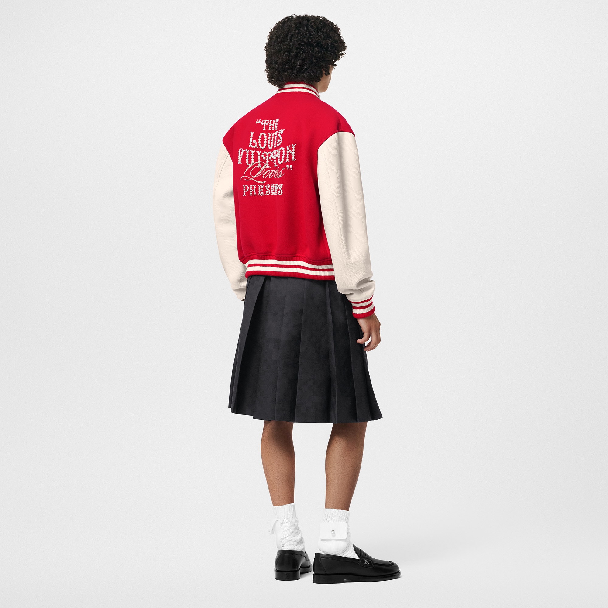 Varsity Blouson aus Leder  Herren Ready to Wear Jacken und Mäntel | LOUIS VUITTON (Zoom)