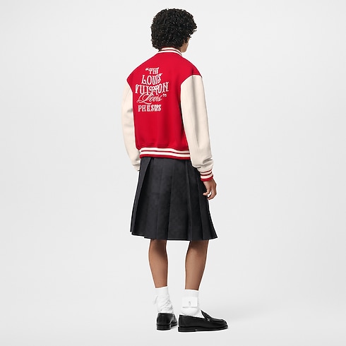 Varsity Blouson aus Leder Herren Ready to Wear Jacken und Mäntel | LOUIS VUITTON (Zoom)