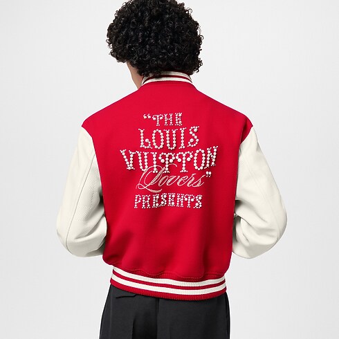 Varsity Blouson aus Leder Herren Ready to Wear Jacken und Mäntel | LOUIS VUITTON (Zoom)