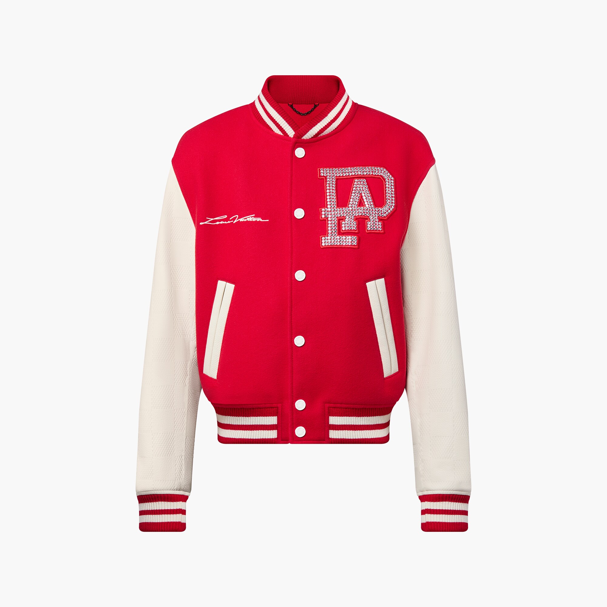 Varsity Blouson aus Leder Ready to Wear 1AFIQC LOUIS VUITTON