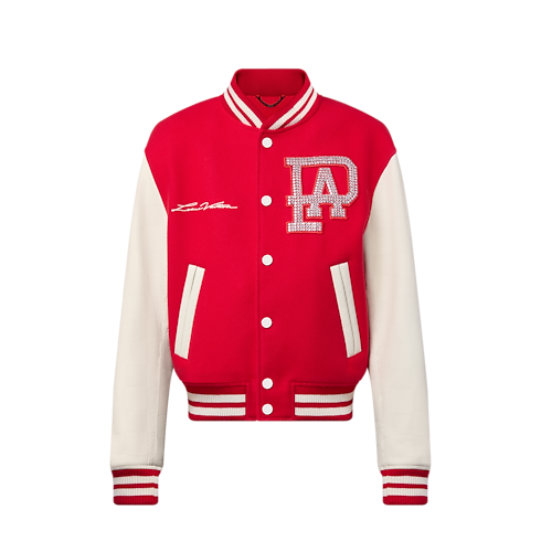 Varsity Blouson aus Leder Herren Ready to Wear Jacken und Mäntel | LOUIS VUITTON (Zoom)