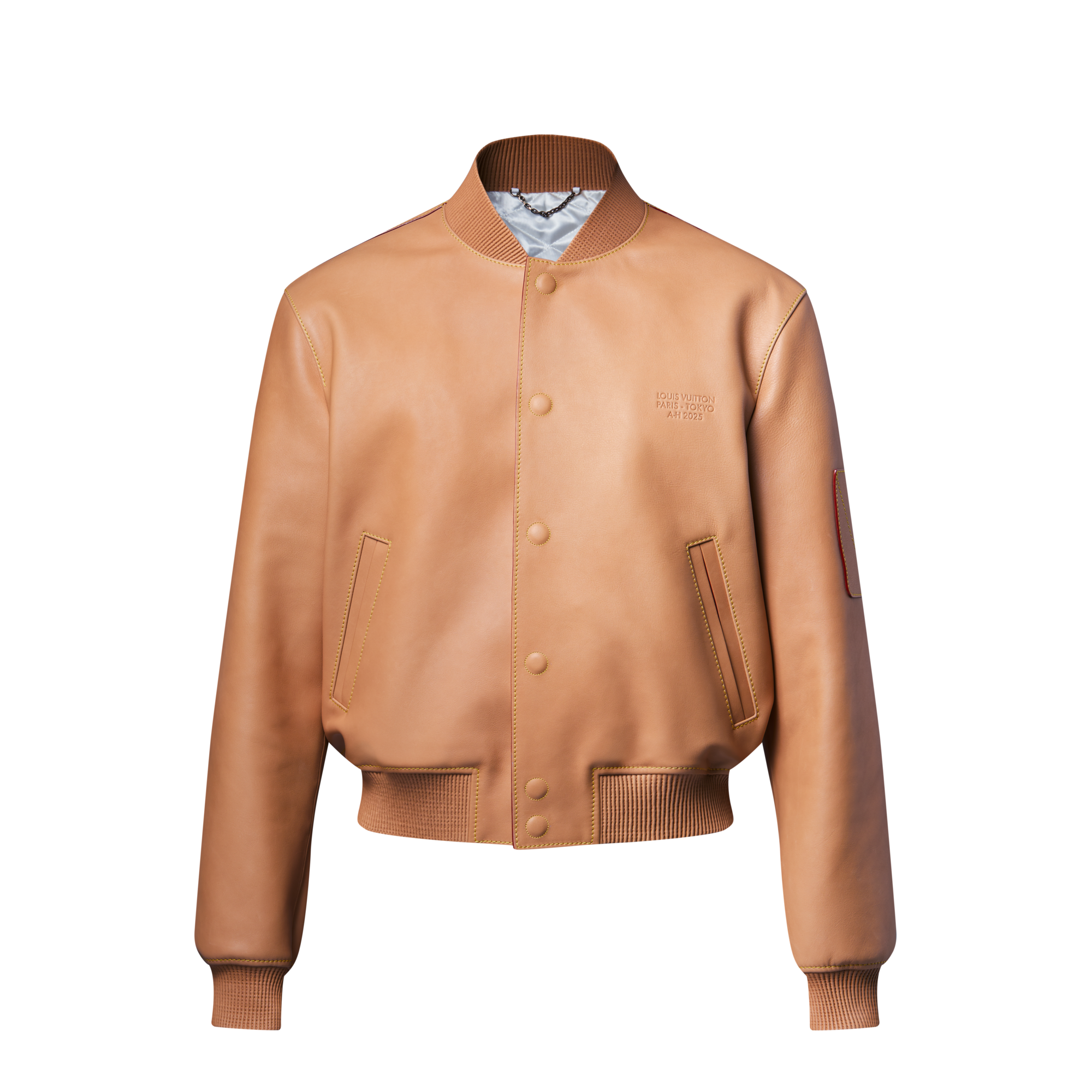 Varsity Blouson aus naturbelassenem Leder  Herren Ready to Wear Jacken und Mäntel | LOUIS VUITTON (Zoom)