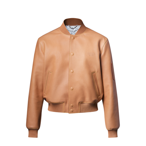 Varsity Blouson aus naturbelassenem Leder Herren Ready to Wear Jacken und Mäntel | LOUIS VUITTON (Zoom)
