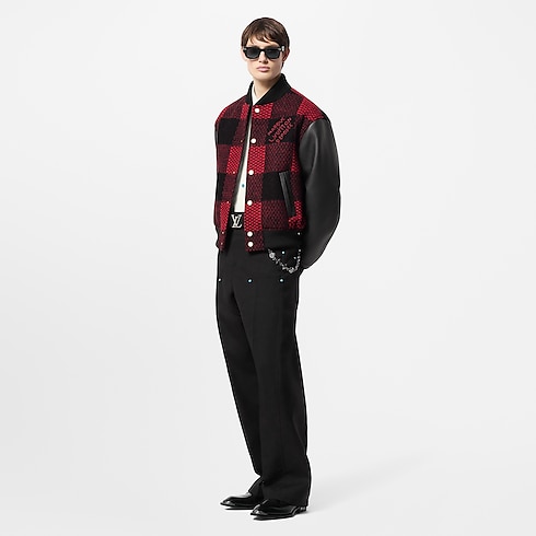Varsity Blouson mit Damier-Motiv Herren Ready to Wear Jacken und Mäntel | LOUIS VUITTON (Zoom)