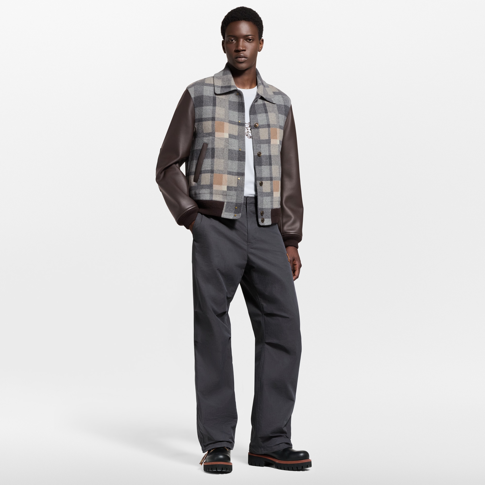 Varsity Jacke aus Leder  Herren Ready to Wear Jacken und Mäntel | LOUIS VUITTON (Zoom)