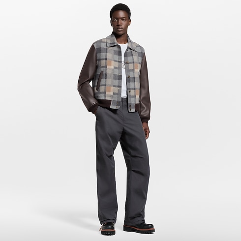 Varsity Jacke aus Leder Herren Ready to Wear Jacken und Mäntel | LOUIS VUITTON (Zoom)