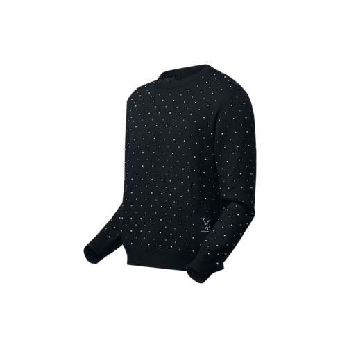 Verzierter Rundhalspullover Herren Ready to Wear Vollständige Ready to Wear | LOUIS VUITTON (Zoom)