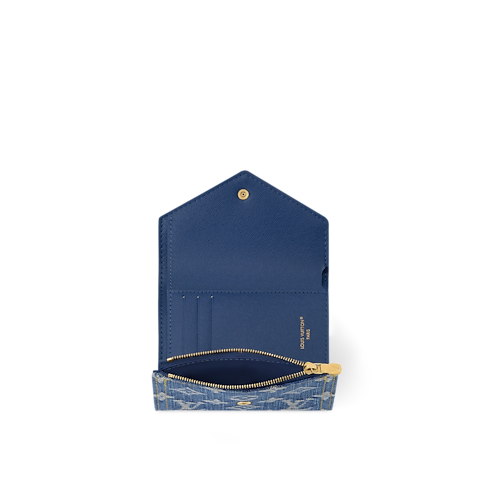 Victorine Geldbörse Monogram Denim Damen Geldbörsen und Kleinlederwaren Kleine und längliche Geldbörsen | LOUIS VUITTON (Zoom)