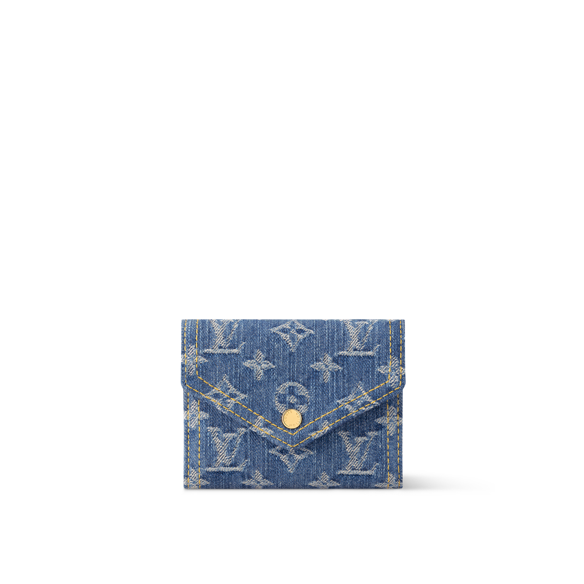 Victorine Geldbörse Monogram Denim Damen Geldbörsen und Kleinlederwaren Kleine und längliche Geldbörsen | LOUIS VUITTON (Zoom)