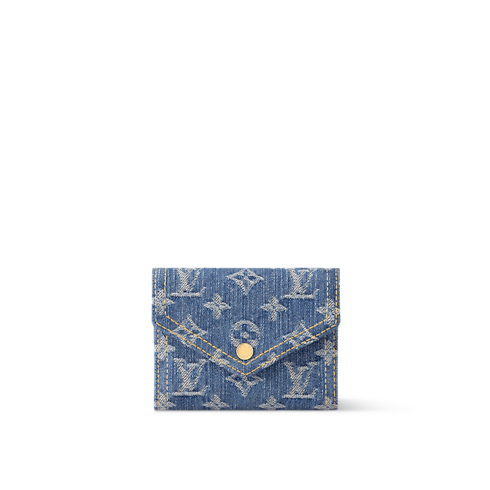 Victorine Geldbörse Monogram Denim Damen Geldbörsen und Kleinlederwaren Kleine und längliche Geldbörsen | LOUIS VUITTON (Zoom)