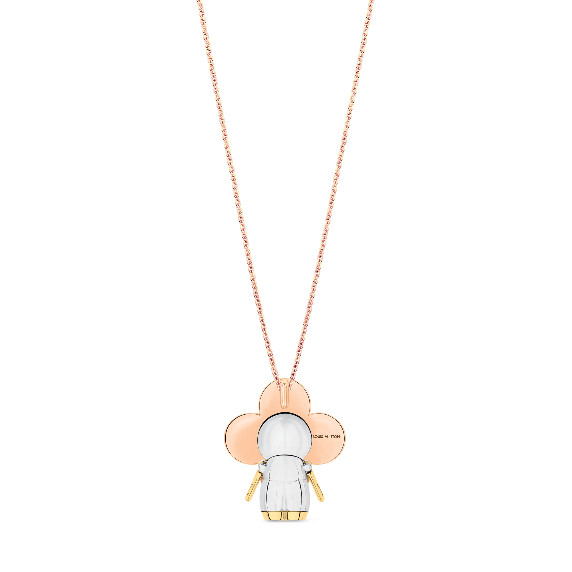 Vivienne Anhänger, drei Goldarten und Diamanten  Schmuck Kategorien Halsketten und Anhänger | LOUIS VUITTON (Zoom)