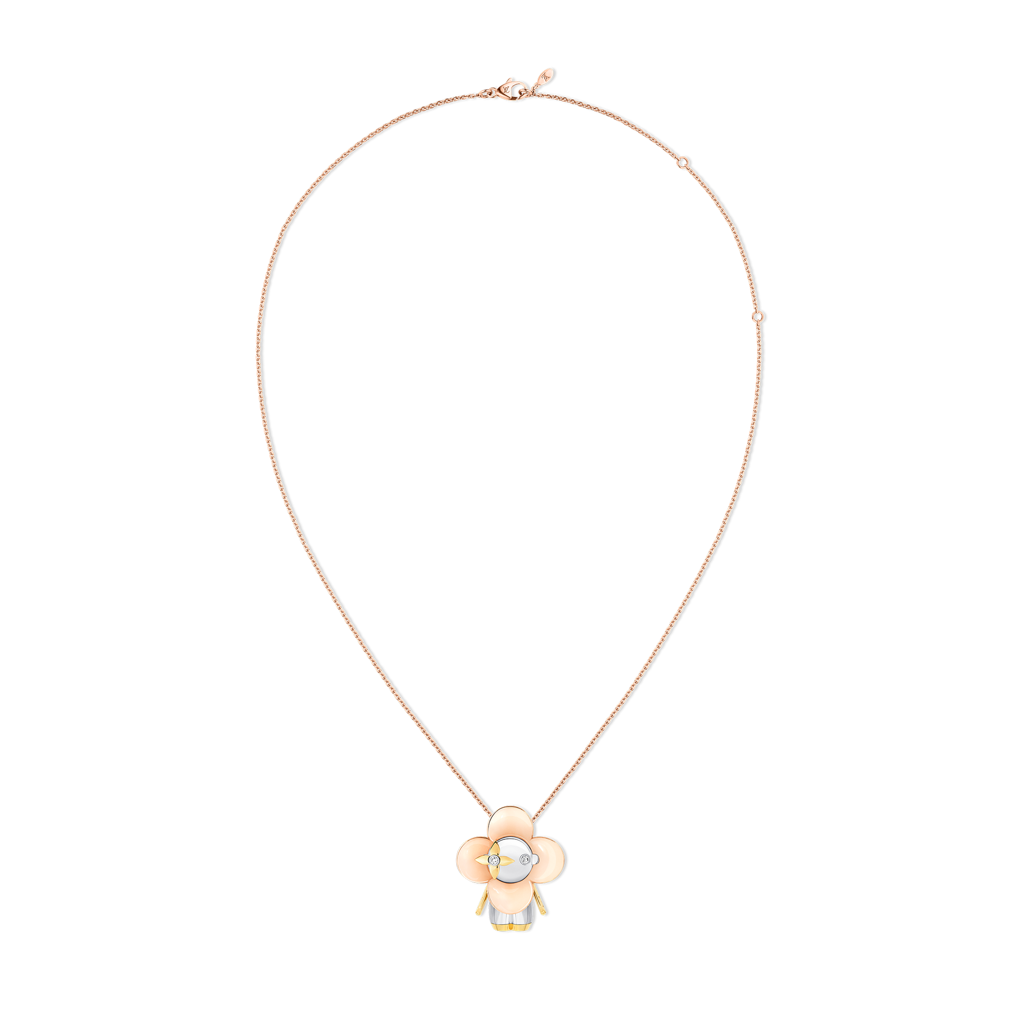 Vivienne Anhänger, drei Goldarten und Diamanten  Schmuck Kategorien Halsketten und Anhänger | LOUIS VUITTON (Zoom)