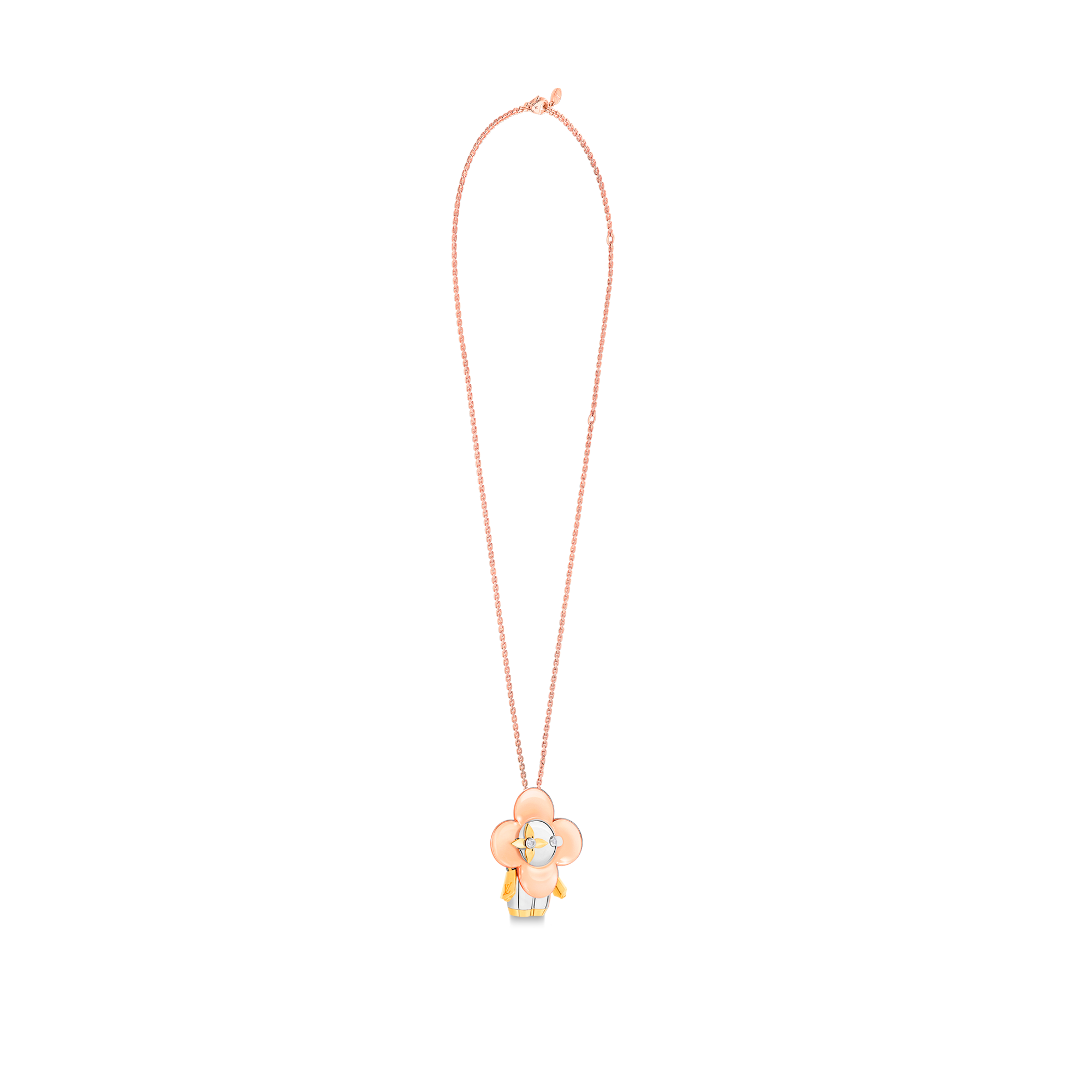 Vivienne Anhänger, drei Goldarten und Diamanten  Schmuck Kategorien Halsketten und Anhänger | LOUIS VUITTON (Zoom)