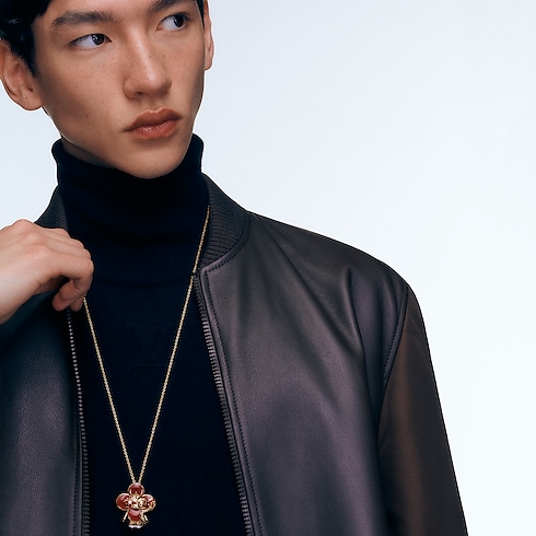 Vivienne Dragon Anhänger mit Halskette, Gelbgold, Weißgold, Lack, Diamanten & farbige Edelsteine Les Extraordinaires Schmuck Halsketten und Anhänger | LOUIS VUITTON (Zoom)