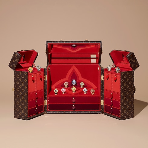 Vivienne Ox Anhänger mit Halskette, 3 Goldarten, Lack, Diamanten & farbige Edelsteine Les Extraordinaires Schmuck Halsketten und Anhänger | LOUIS VUITTON (Zoom)