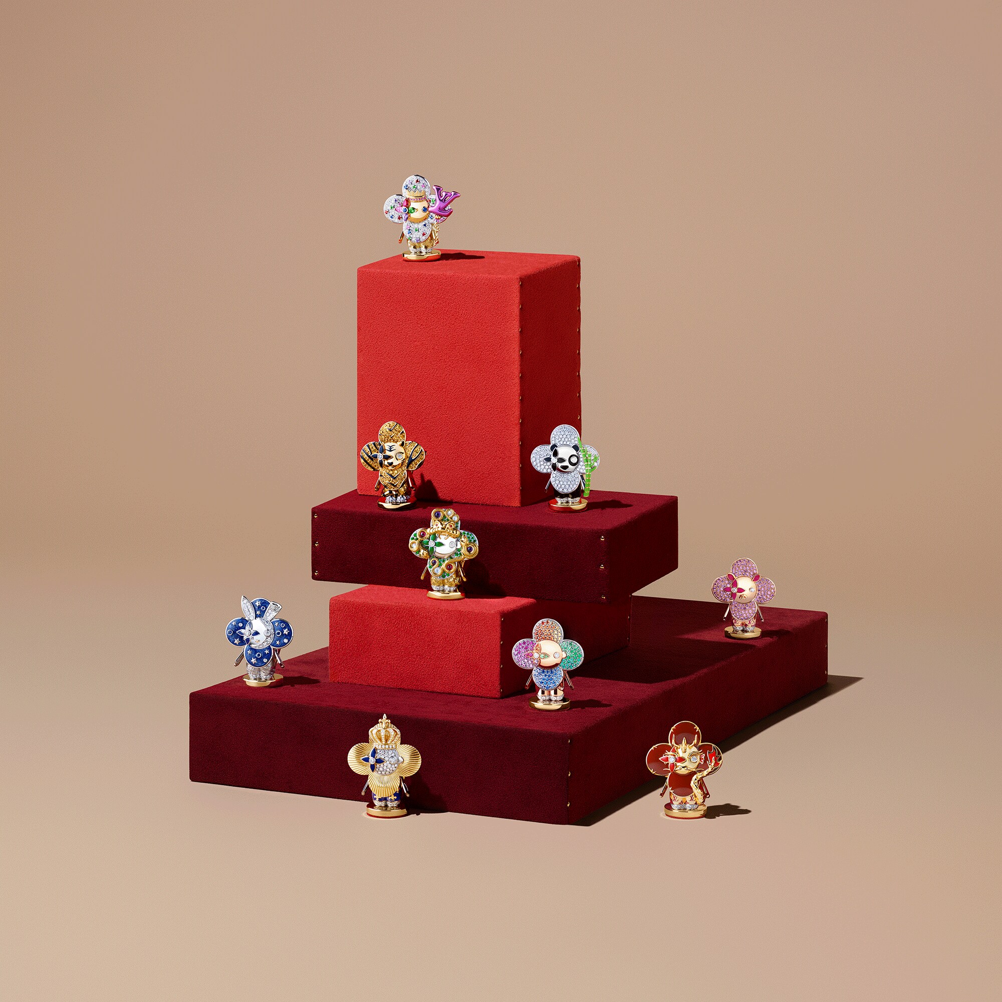 Vivienne Panda Anhänger, Weißgold, Gelbgold, Onyx, Lack & Diamanten  Schmuck Kategorien Alle Schmuckstücke | LOUIS VUITTON (Zoom)