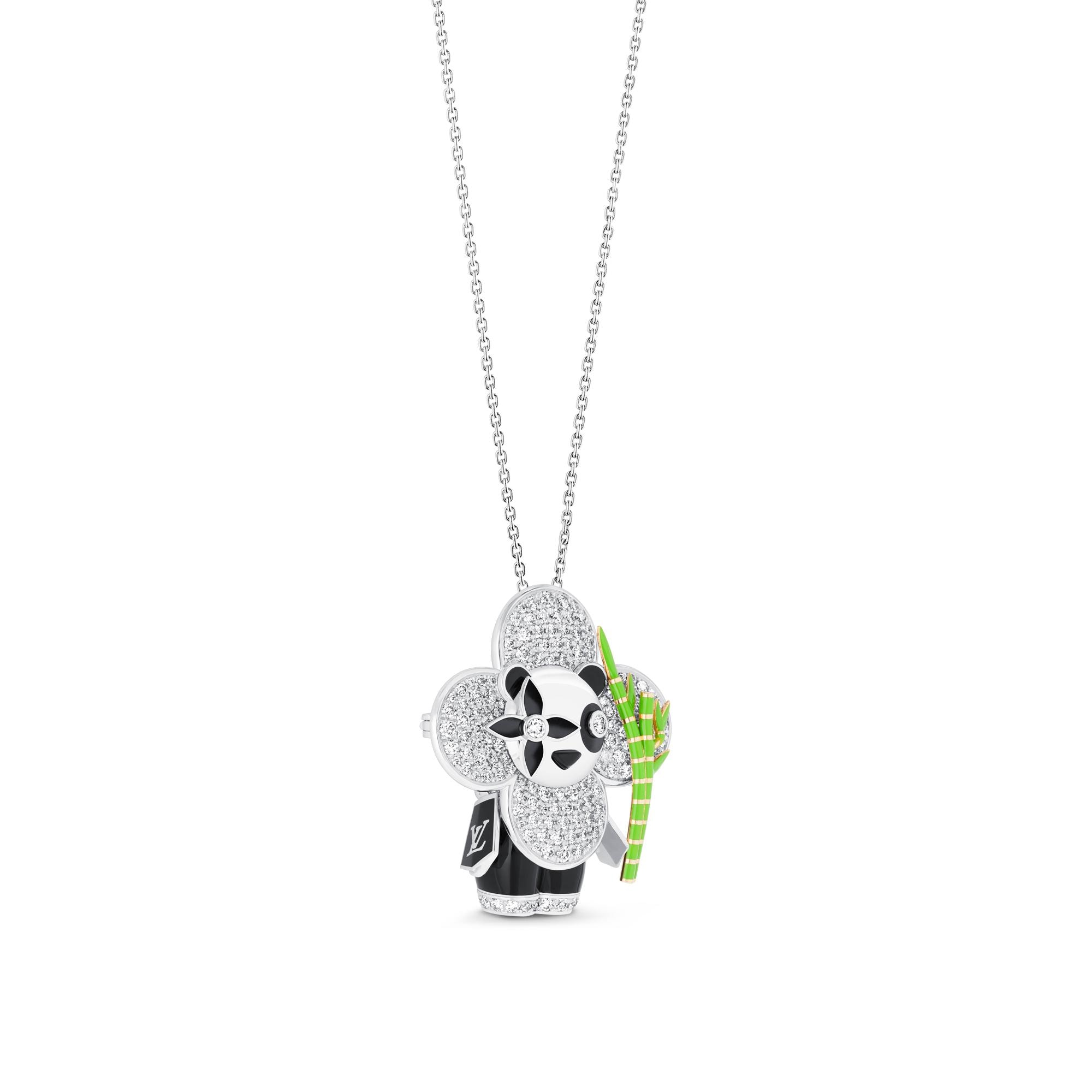 Vivienne Panda Anhänger, Weißgold, Gelbgold, Onyx, Lack & Diamanten  Schmuck Kategorien Alle Schmuckstücke | LOUIS VUITTON (Zoom)