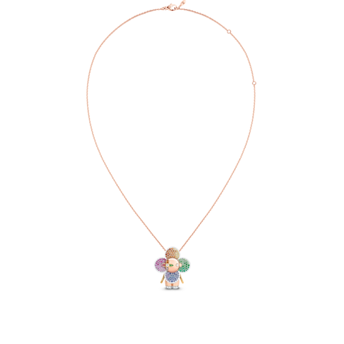 Vivienne Rainbow Anhänger, 3 Goldarten, Diamanten & farbige Edelsteine Schmuck Kategorien Alle Schmuckstücke | LOUIS VUITTON (Zoom)