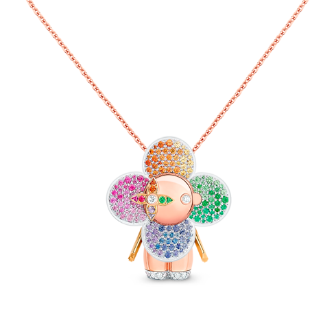 Vivienne Rainbow Anhänger, 3 Goldarten, Diamanten & farbige Edelsteine Schmuck Kategorien Alle Schmuckstücke | LOUIS VUITTON (Zoom)