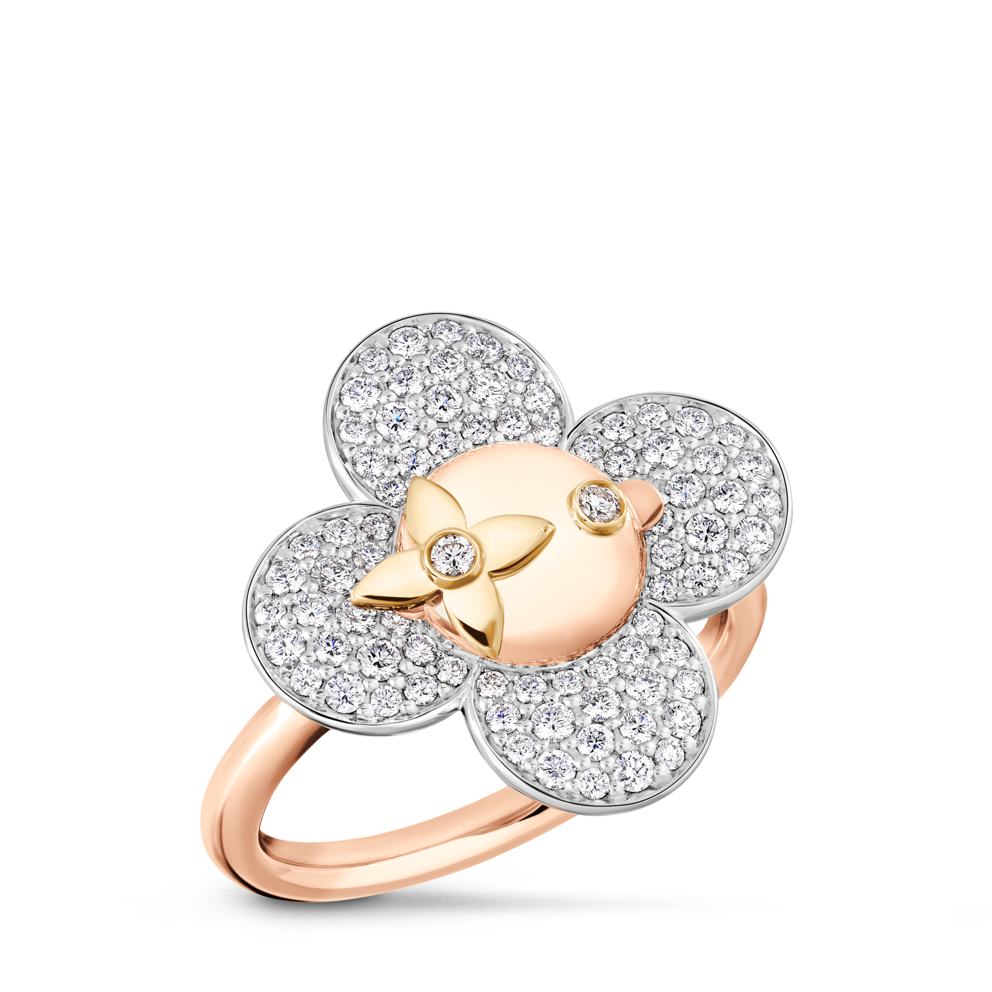 Vivienne Ring, 3 Goldarten und Diamanten  Schmuck Kategorien Ringe | LOUIS VUITTON (Zoom)