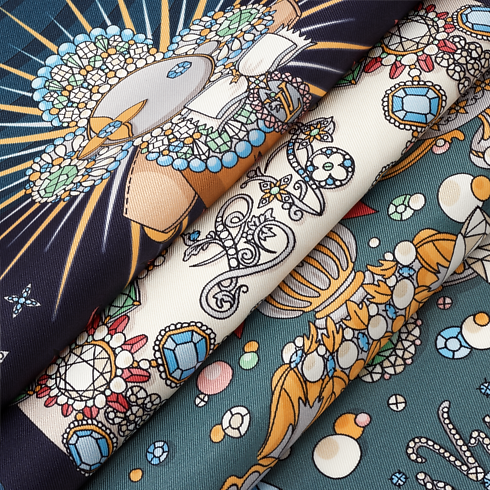 Vivienne Tea Carré 70 detail view
