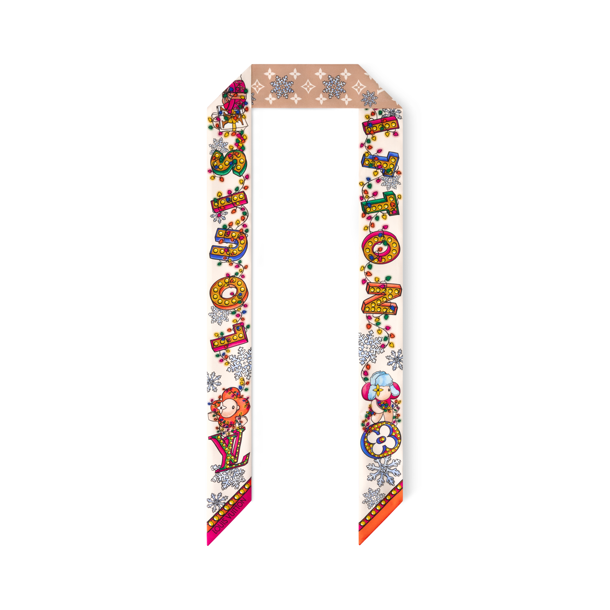 Vivienne Winter Celebration BB Bandeau S00 Damen Accessoires Seidentücher und Bandeaus | LOUIS VUITTON (Zoom)