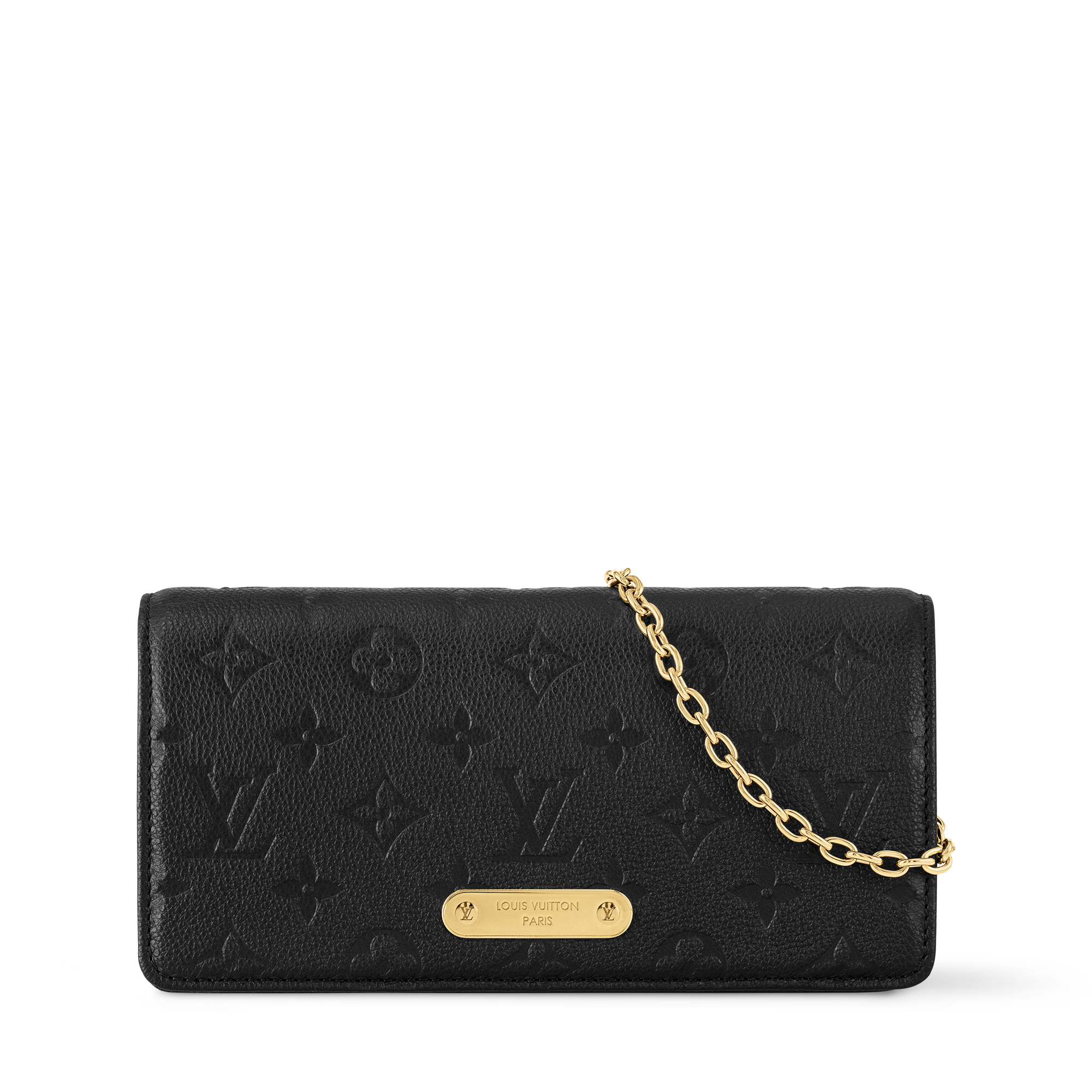 Wallet On Chain Lily Monogram Canvas - Geldbörsen und  